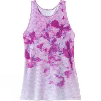 Top PrAna Boost Printed Mujer Fucsia - Chile FTU509876